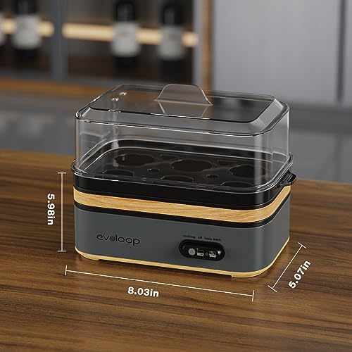 Rapid Egg Cooker Electric 12 Eggs Capacity