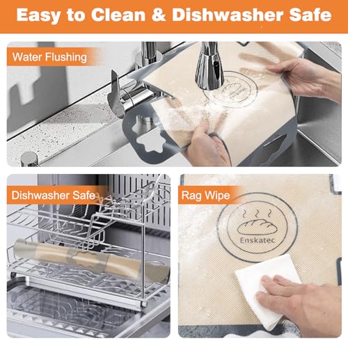 2 Pcs Reusable Silicone Bread Loaf Pan Liners