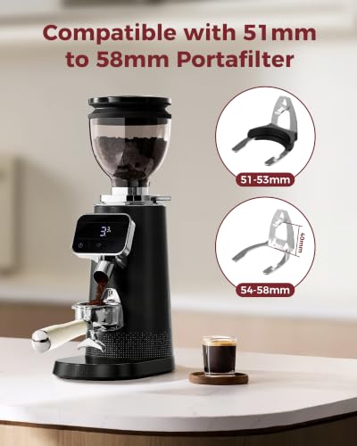 G3 64mm Flat Burr Coffee Bean Grinder (Black)