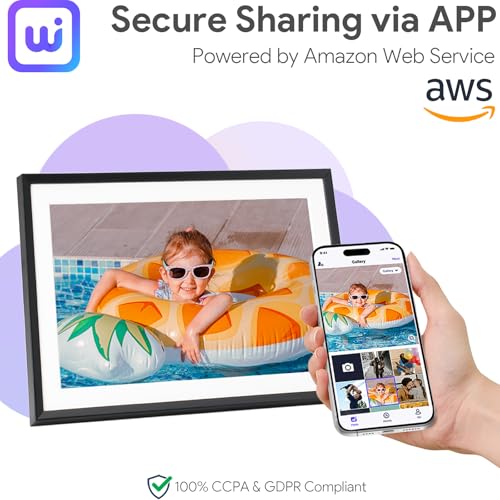 Digital Picture Frame with 32GB Storage
