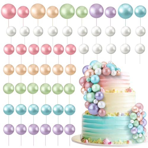 108 Pcs Ball Cake Toppers