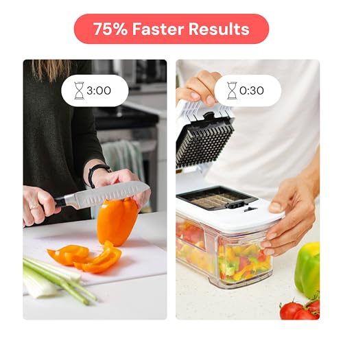 Pro XL Vegetable Chopper & Mandoline Slicer (Black / 6 in 1)