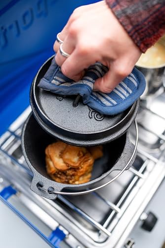 1 QT Pre Seasoned Cast Iron Dutch Oven Flat Bottom (Flat Bottom-1 QT)