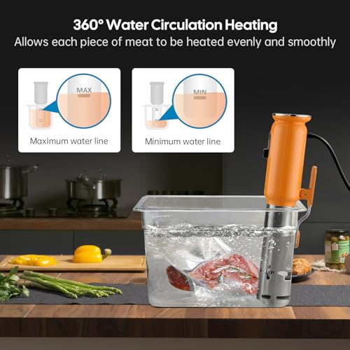 2.4G WiFi Sous Vide Cooker ISV (Ornage)