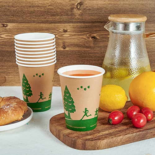 Compostable Paper Cups with PLA Lined