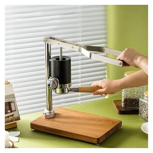 Manual Espresso Machine Retro Design High (Light Grey)