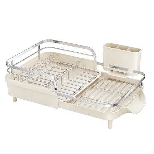 Expandable Dish Drying Rack for Small Kitchen Counter