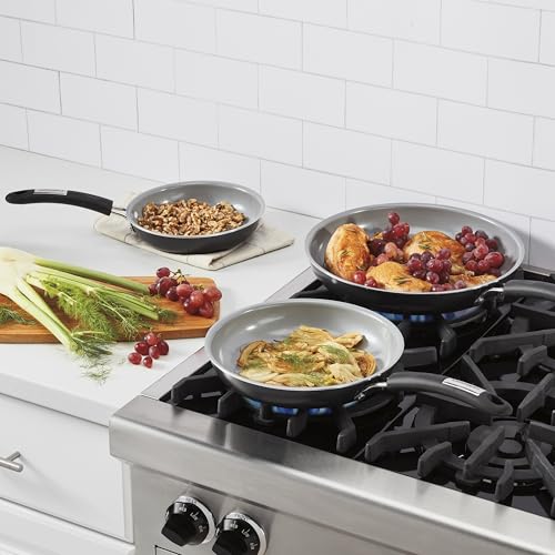 3 Pc Classic Ceramic Nonstick Skillet Set