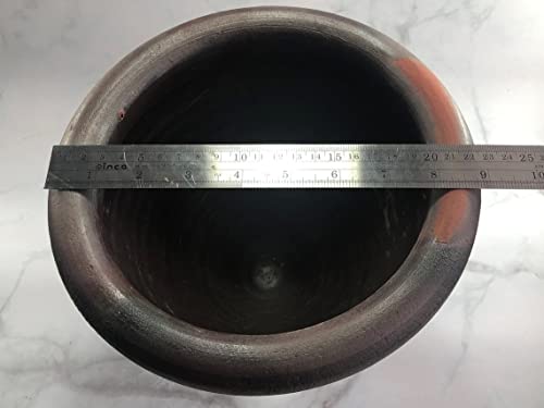 9 Inches Clay Mortar Wooden Pestle Heavy Making Papaya Salad Hand Mixer Masher Grinder Kitchenware
