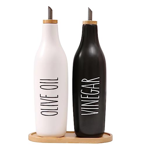 Two Olive Oil Dispenser Bottles