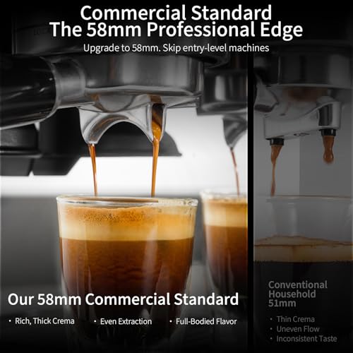 Espresso Machine with Grinder (Brushed Steel)