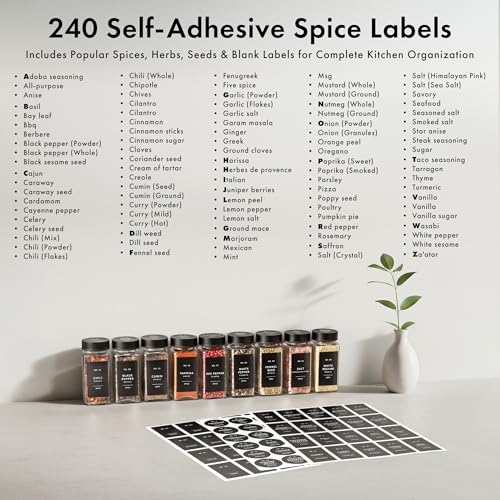 4oz Glass Spice Jars with Stainless Steel Lids