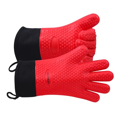BBQ Gloves Grilling Gloves Heat Resistant Oven Gloves