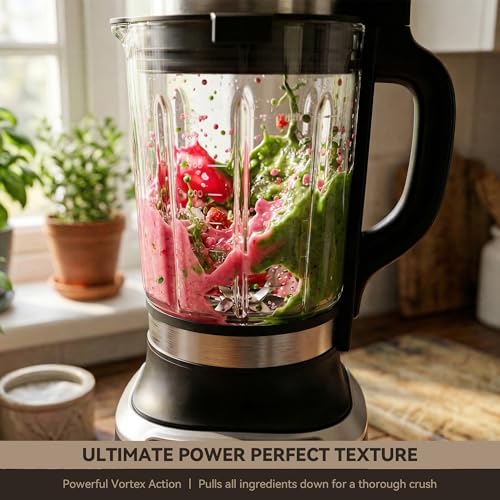 Glass Blenders for Kitchen with Tamper