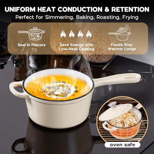 Cast Iron Saucepan