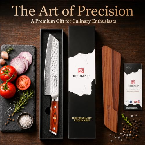 8 Inch Damascus Kiritsuke Chef Knife