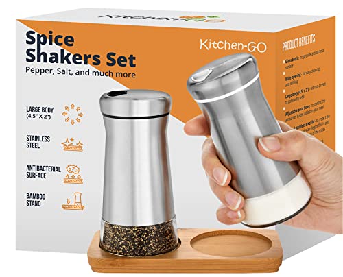 Pepper Shaker or Salt Shaker with Adjustable Pour Holes