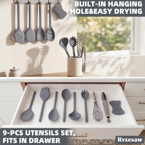 Kitchen Utensils Set (Gray)