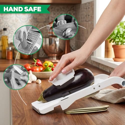 Mandoline Jumbo Slicer (Jumbo Slicer, White)
