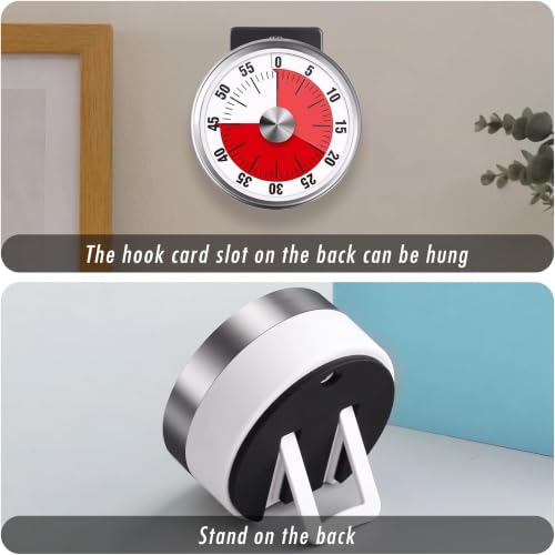 Visual Kitchen Timer for Cooking and Kids with Loud Alarm