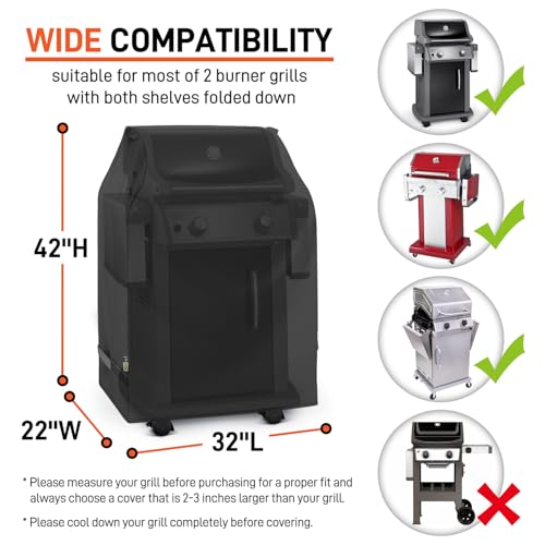 Grill Cover Heavy Duty Waterproof BBQ Gas Grill Cover