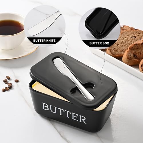 Butter Dish With Lid And Knife