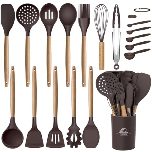 Silicone Cooking Kitchen Utensils Set