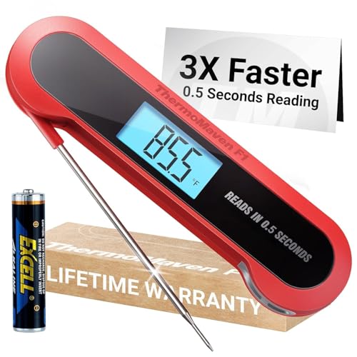 Professional 3X Faster 0.5sec Instant Read Meat Thermometer Digital HT02