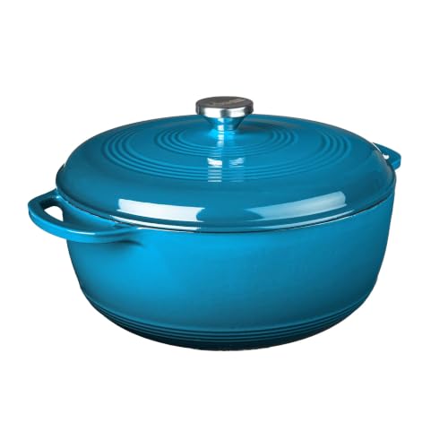 Essential Enamel Cast Iron Dutch Oven (Blue)