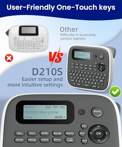 D210S Label Maker Machine with