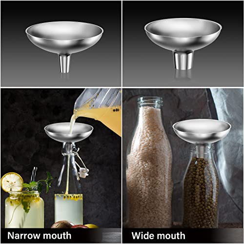 Stainless Steel Canning Funnel for Regular Mouth Mason Jars