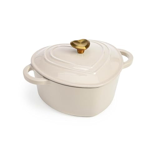 Enameled Cast Iron Dutch Oven Heart