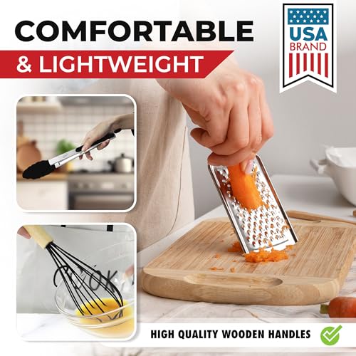 50 PCS Silicone Kitchen Utensils Set Complete Kitchen Set (Black)
