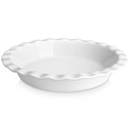 White Ceramic Pie Pan