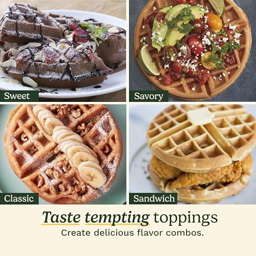 Double Flip Belgian Waffle Maker