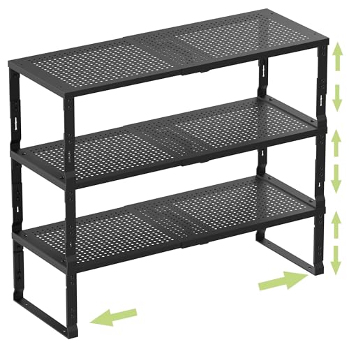 Heavy Duty Adjustable Metal Shelf Organizer