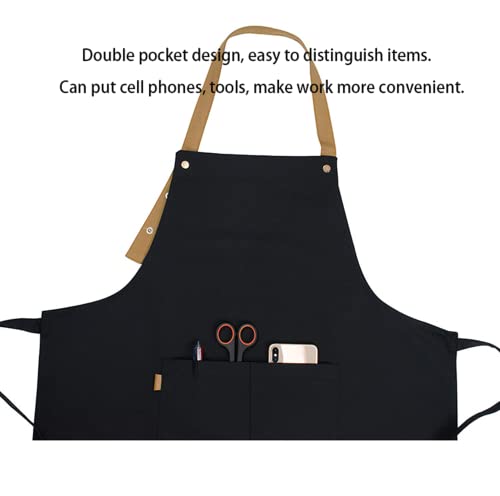 Personalized Custom Aprons Custom Adjustable Kitchen Cooking Aprons Hair Stylist Cafe Work Aprons For Men And Women