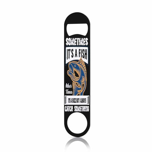 Vintage Art Stainless Steel Bottle Opener Beware of Zombies Warning Joke Humor Flat Beer Bottle Opener Keychain for Home Kitchen Bar Restaurant Party Birthday Gift