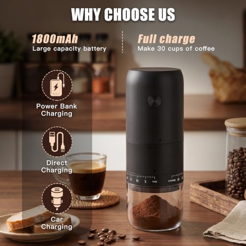Electric Burr Coffee Grinder (90 level)