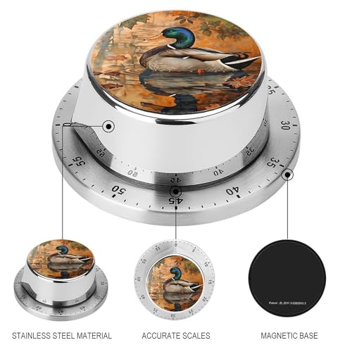 Autumn Mallard Duck Kitchen Timer (Style-3 / One Size)
