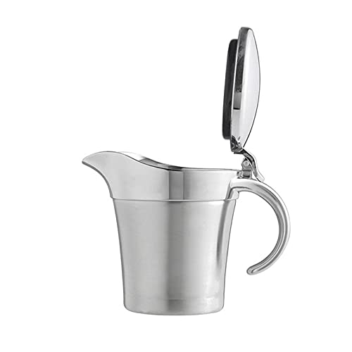 Gravy Bowl Double Insulated Wall Stainless Steel Gravy Sauce Dressing Boat 450ml Gravy Boat