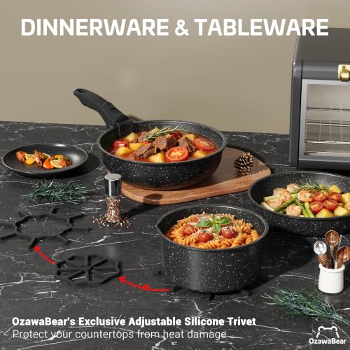23 Pcs Pots and Pans Set Non Stick