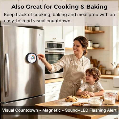 Magnetic Visual Classroom Timer (Black)