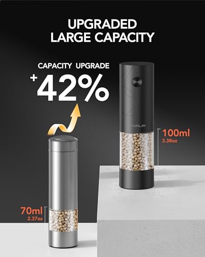Electric Salt & Pepper Grinder Set