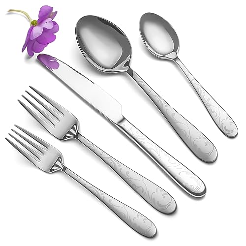 40 Piece Silverware Set for 8