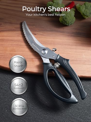 Heavy Duty Kitchen Scissors Forged from Stainless Steel