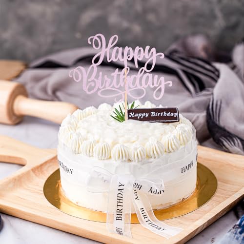 1 PCS Glitter Happy Birthday Cake Toppers