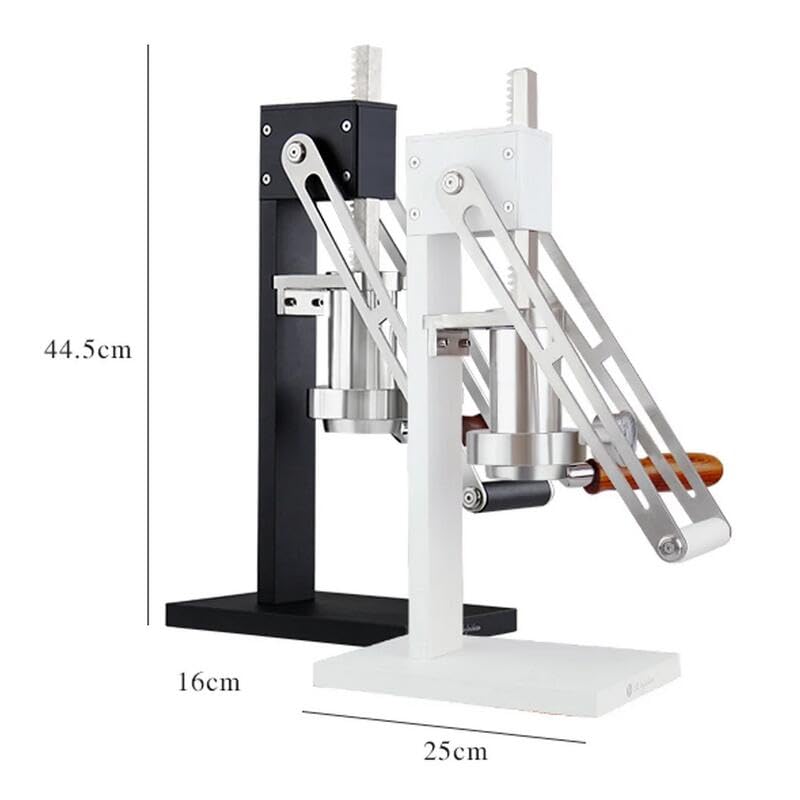 Hand Pressed Coffee Machine Manual Espresso Commercial Home Outdoor Extraction Variable Pressure Lever Coffee Machine (White)