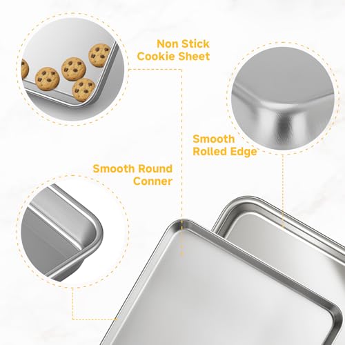 Heavy Duty Stainless Steel Baking Sheet Set