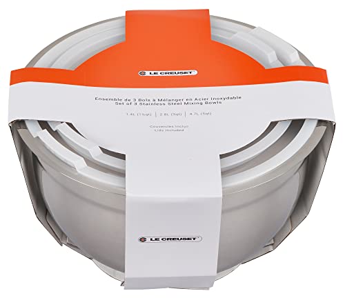 Stainless Steel Nested Mixing Bowls with Plastic Lids (Mixing Bowls with Plastic Lids)